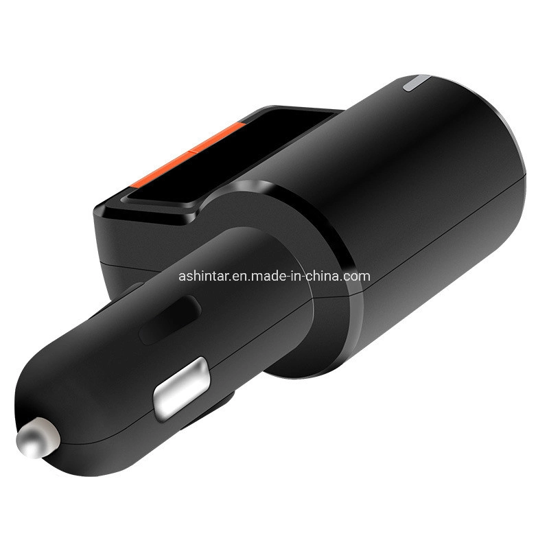 Bluetooth Hands-Free Car Kit FM Hands-Free Double USB 3.1A Car Charger