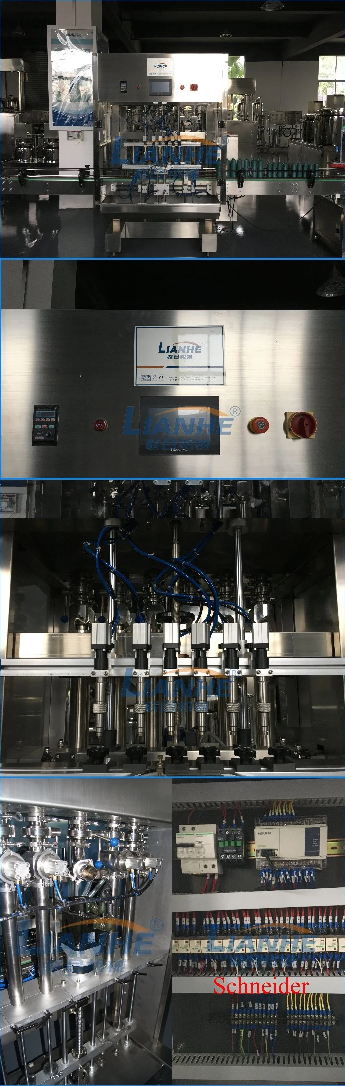 Full Automatic Filler/Capper/Labeler for Liquid Bottling Line