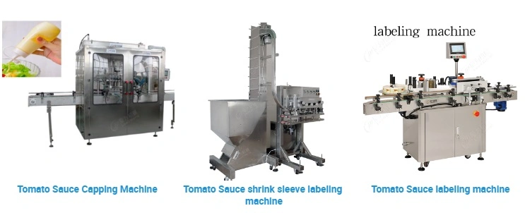 Automatic Chili Garlic Sauce Paste Chili Sauce Pepper Sauce Jam Liquid Paste Filling and Sealing Machine Jar Label Machine