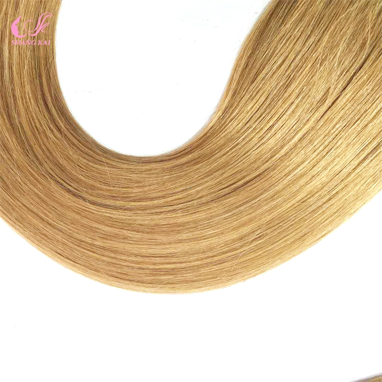 China Wholesale Private Label Machine PU Weft Human Hair Extensions Indian