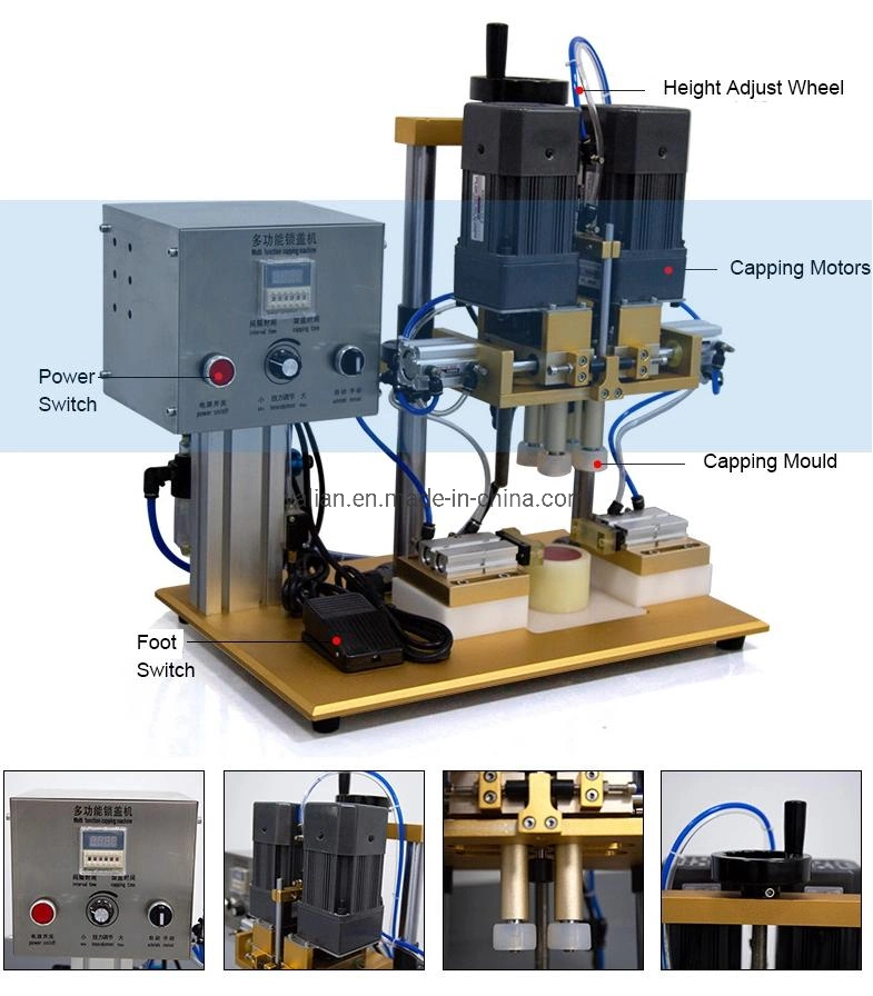 Screw Capping Machine Manual Capping Machine Cap Sewing Machine