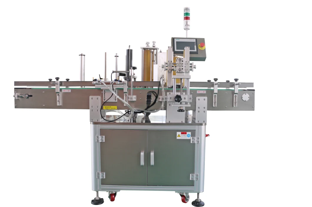 Automatic Plastic Container Sticker Label Applicator Labeling Machine with Fix Position