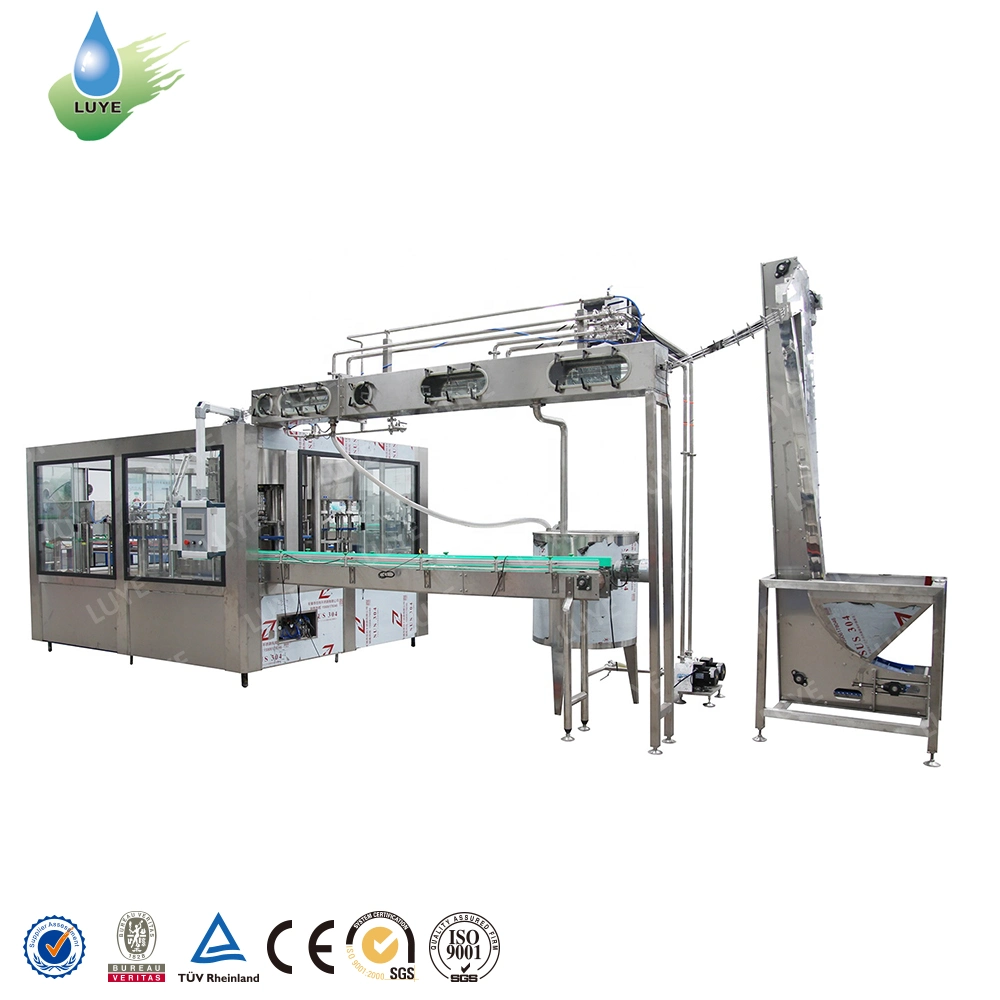 Bottle Filling Machine and Labeling Machine/Small Scale Fruit Juice Processing Equipment/Drink Water Washing Filling Capping Equipment