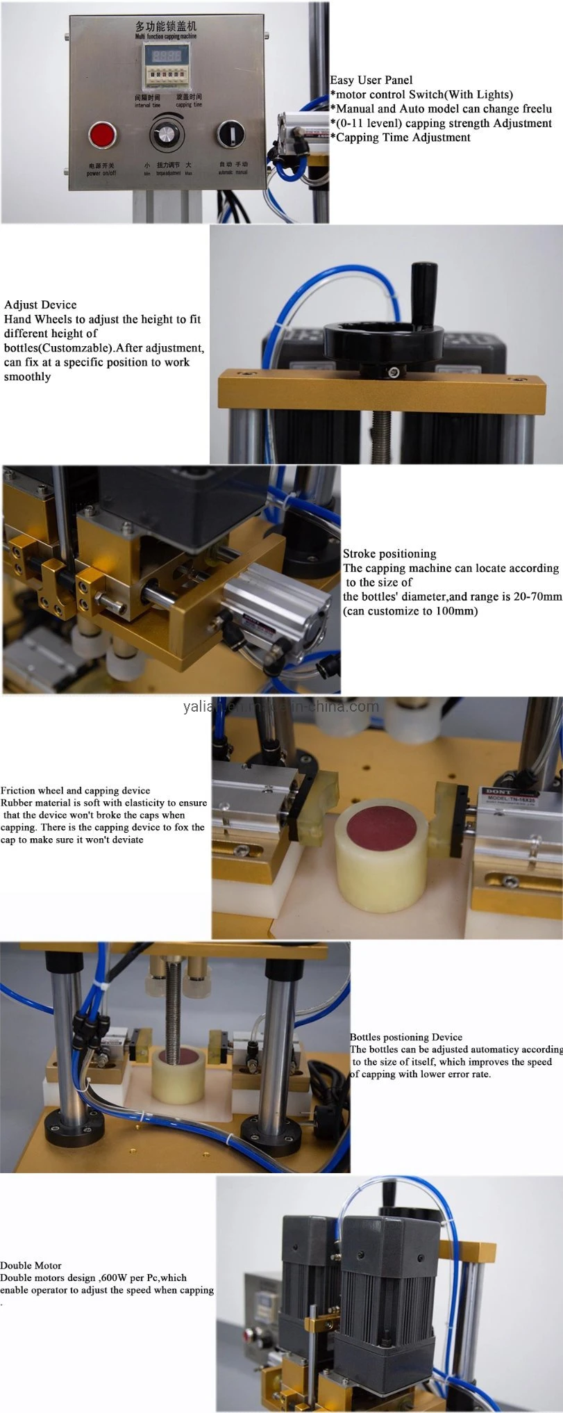 Screw Capping Machine Manual Capping Machine Cap Sewing Machine