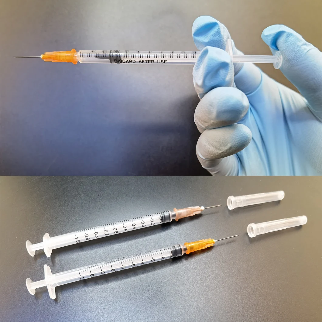 Medical Disposable Syringe 1ml Vaccine Syringe