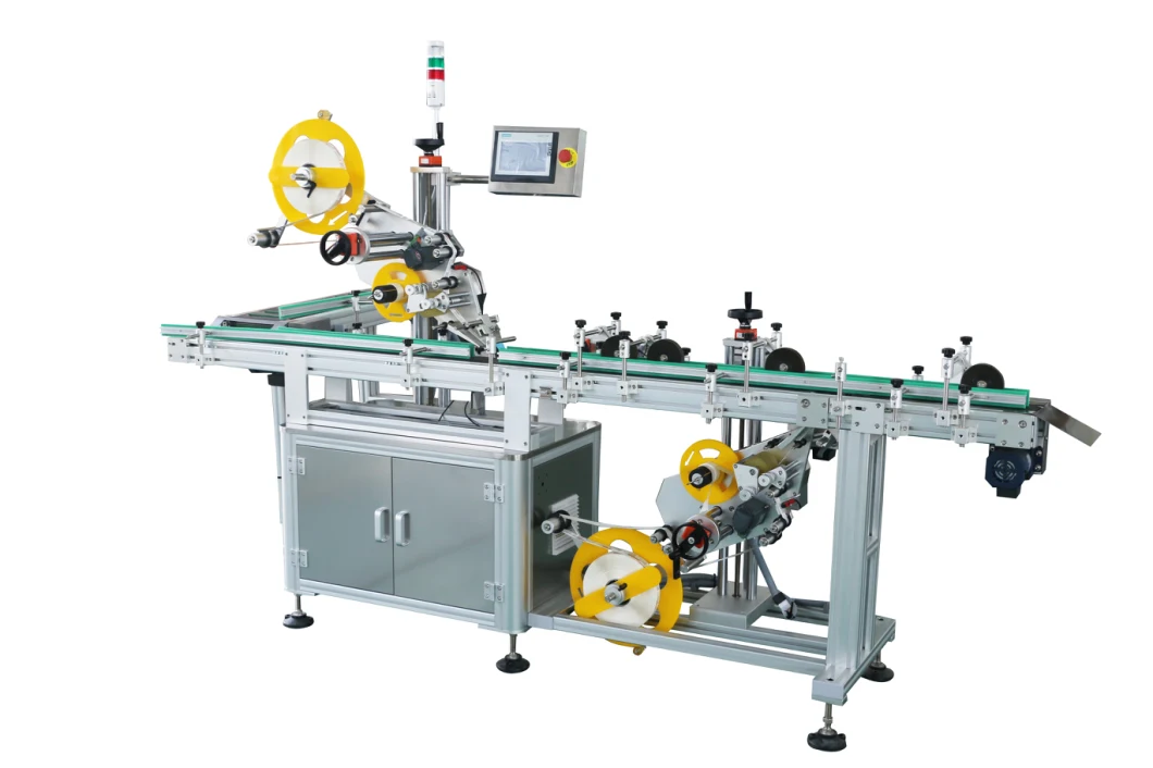 Automatic Bottom Surface Label Applicator for Bottle Cans