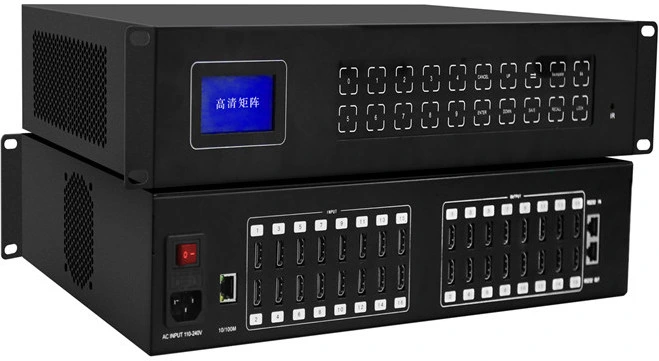 16X16 Matrix Switcher 16 in 16 out 16X16 4K HDMI Fixed Audio Matrix Switcher