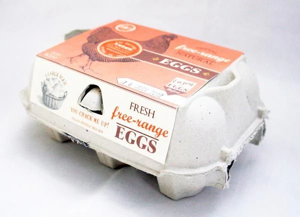 Automatic Egg Carton Box Tray Sticker Labeling Machine