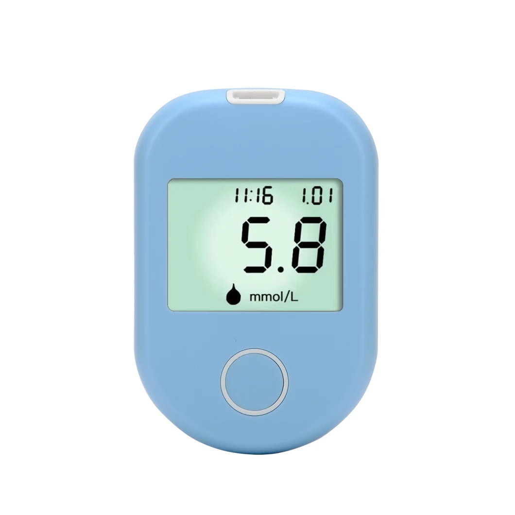 Mslxg803 Quick Check Blood Glucose Meter/One Touch Blood Glucose Meter with Big LCD Screen