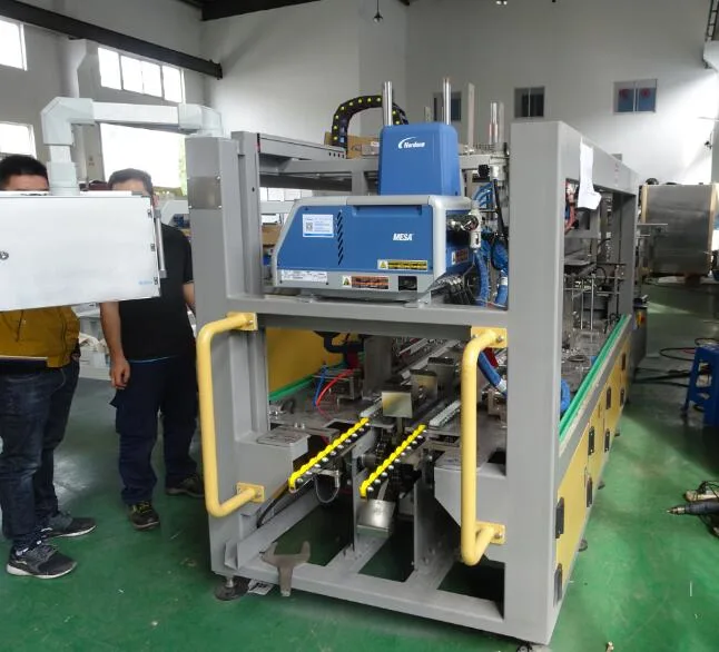 Automatic Food Packaging Machine Wraparound Case Packer for Nestle Milk Powder Cans Packaging