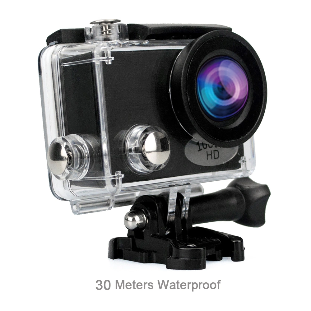 Wholesale Action Camera 1080P with Tripod Hole Waterproof Action Cam