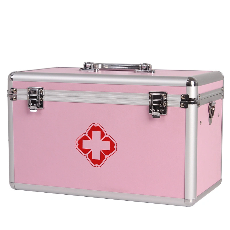 Pink Aluminum Tool Case for Medical First Aid Case