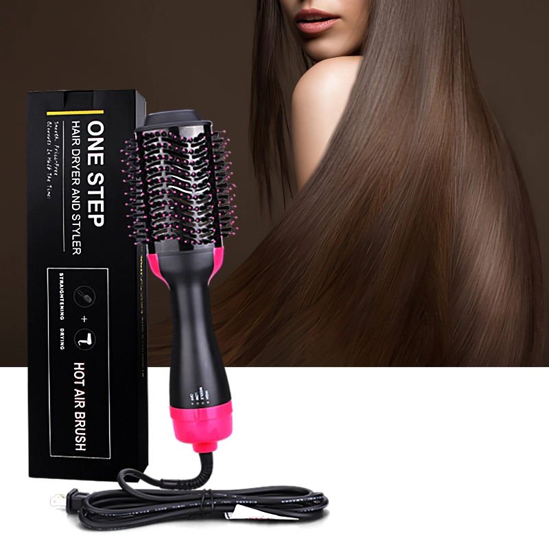 New Design One Step Hair Dryer and Volumizer Hair Straightener Brush