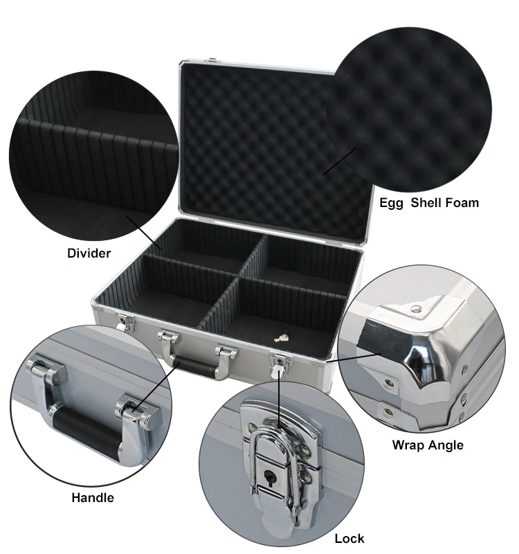 Aluminum Hard Shell Pistol Gun Case Aluminum Gun Case