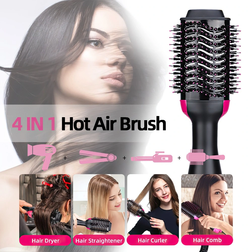 New Design One Step Hair Dryer and Volumizer Hair Straightener Brush