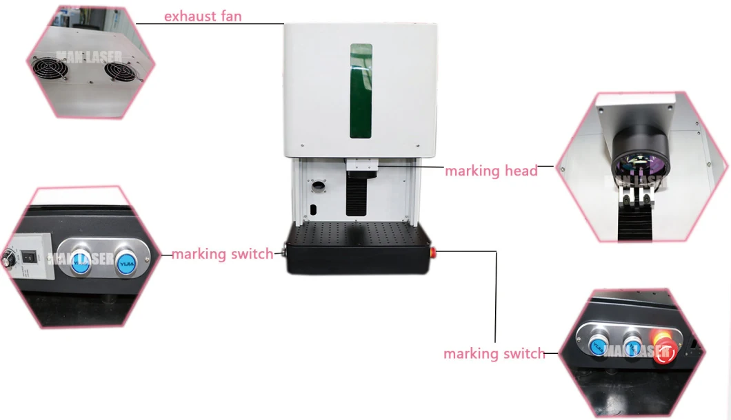 portable Fiber Laser Marker Machine for Eyeglasses Case Eyeglasses Accessories