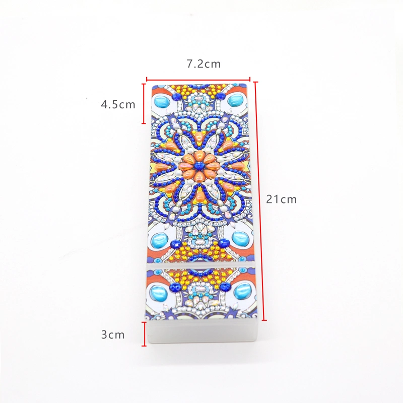 5D Diamond Painting Full Drill 2 Grids Stationery Pencil Case