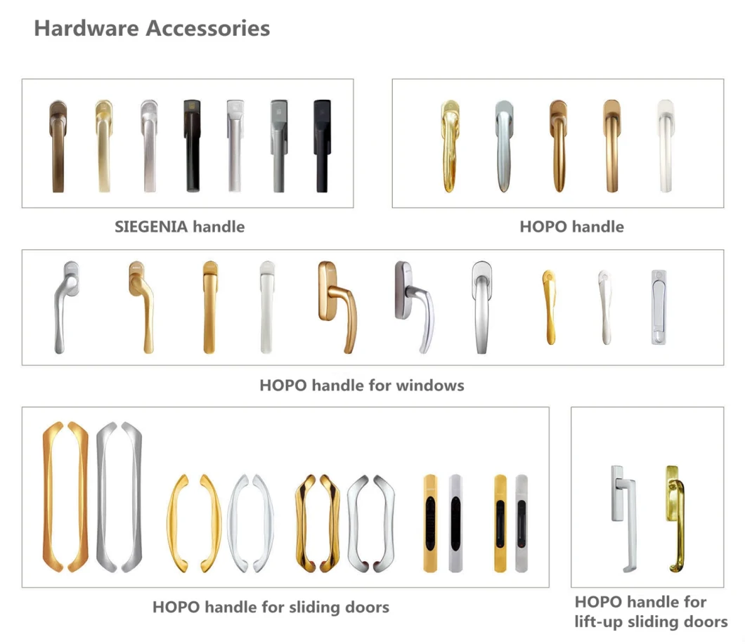 High Quality Double Glazed UPVC French Doors/Casement Doors