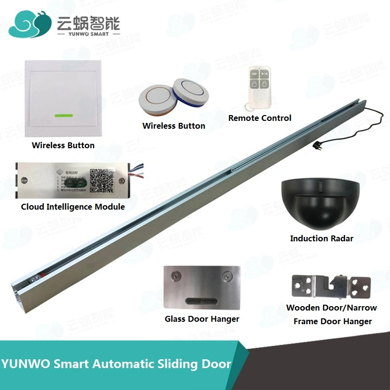 Frameless Automatic Sliding Glass Door Opener