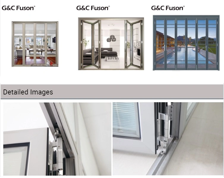 Exterior Folding Door-Waterproof Folding Door/Fireproof Folding Door/Typhoon Folding Door/Heatproof Folding Door