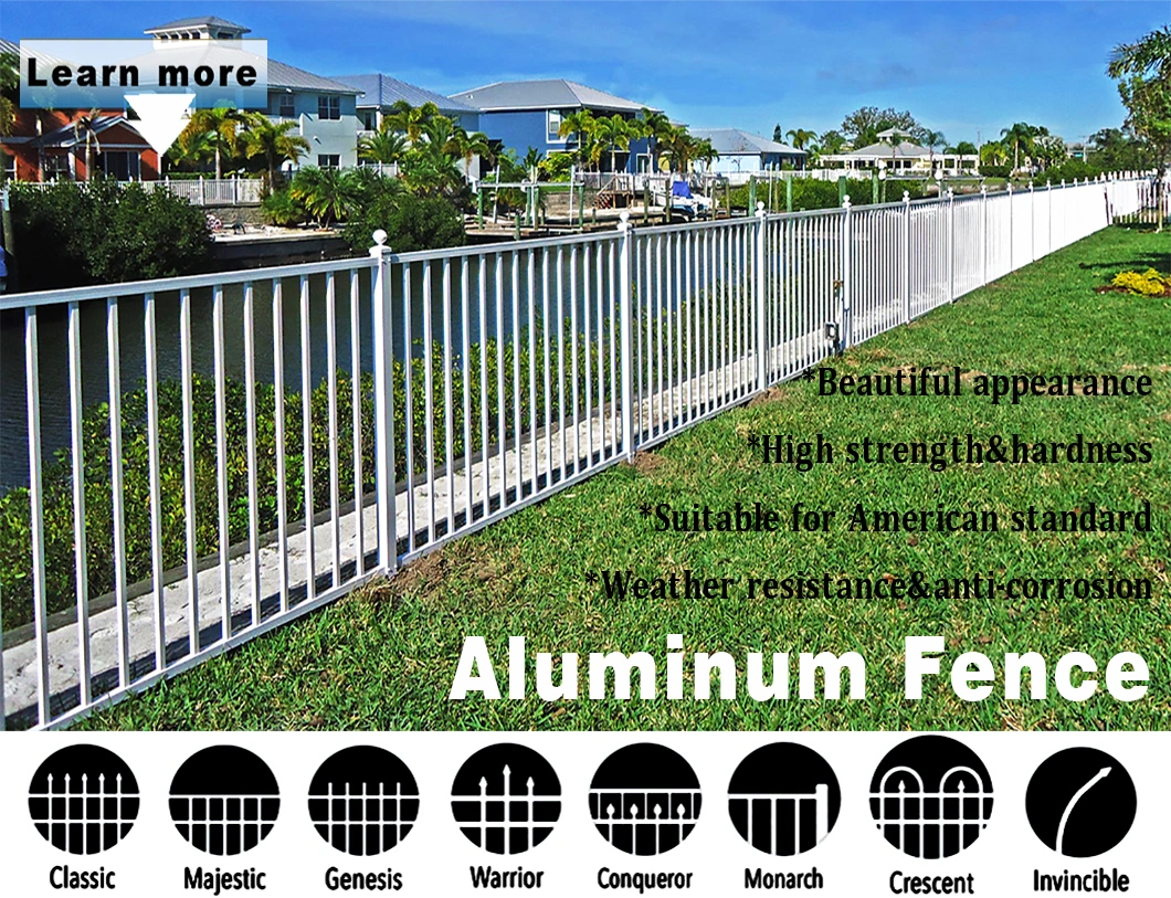 Arched Gate Aluminum Gate Steel Door Double Drive Gate Door Aluminum Gate