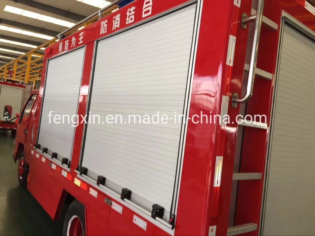 Aluminum Rolling Door Automatic Sliding Flat Entrance Door for Fire Emergency Trucks