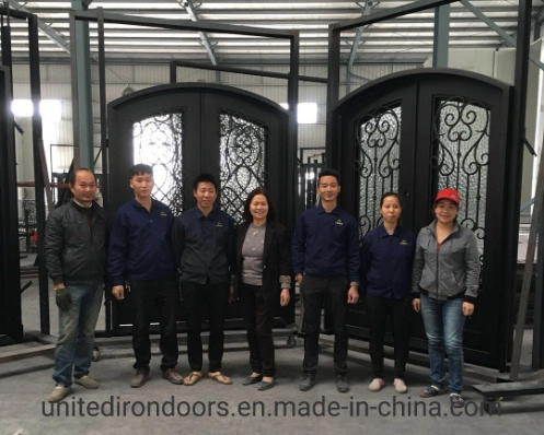 China Made Wrought Iron Door Main Door Entry Door