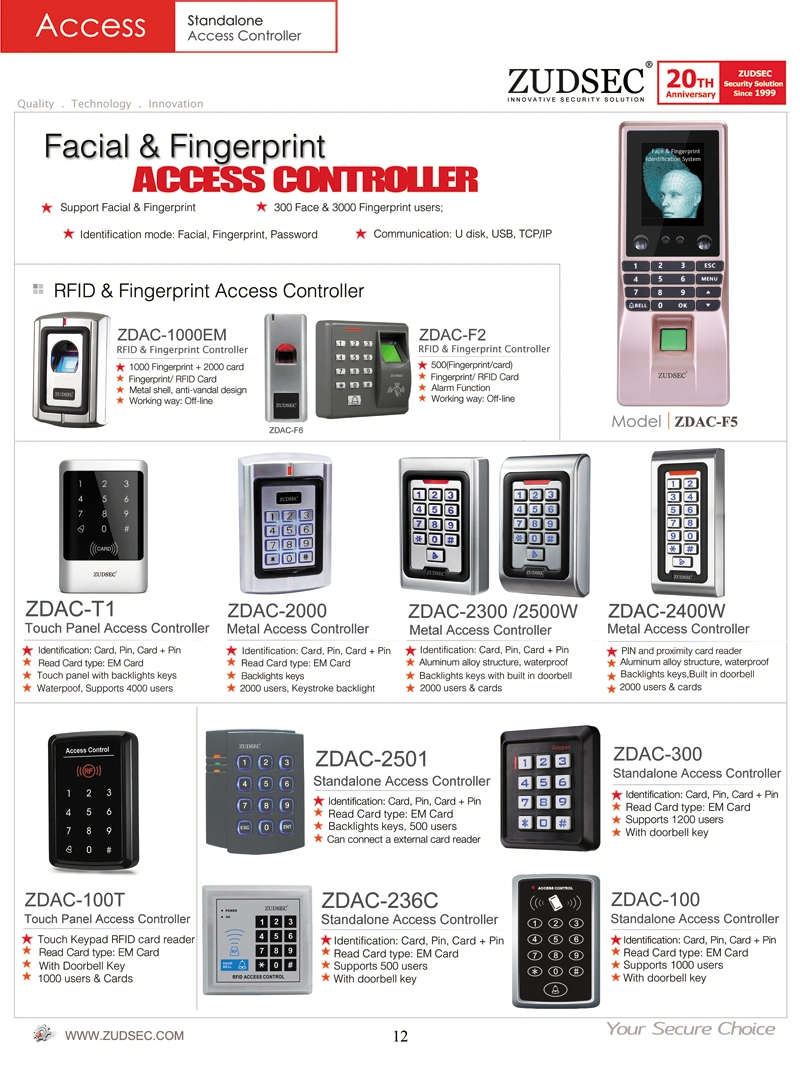 4 Doors TCP/IP Wiegand Access Control Board Door Access Controller System