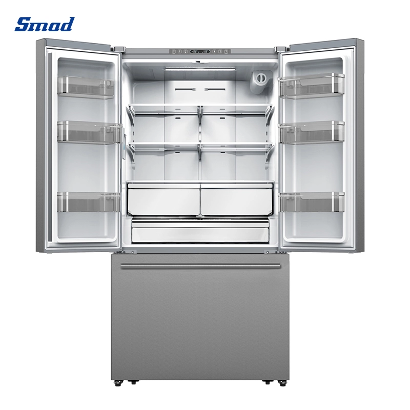 Smad 20.7 Cu. FT Home Fridge French Door Refrigerator with Automatic Ice Maker