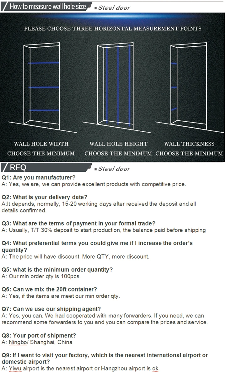 Main Iron Door Steel Door Entry Door