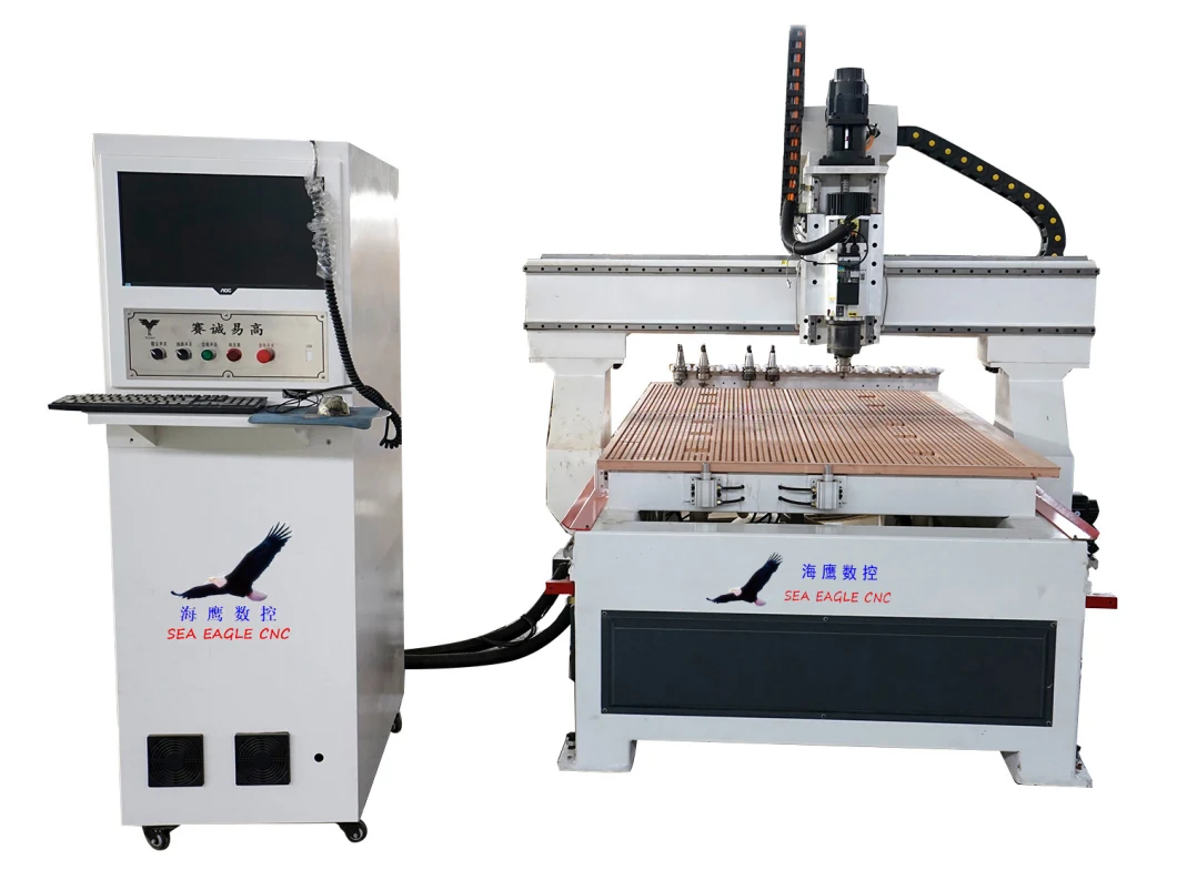 Cabinet Door Making Machine 1325/1300X2500 Atc CNC Processing Center with Automatic Change Tools System