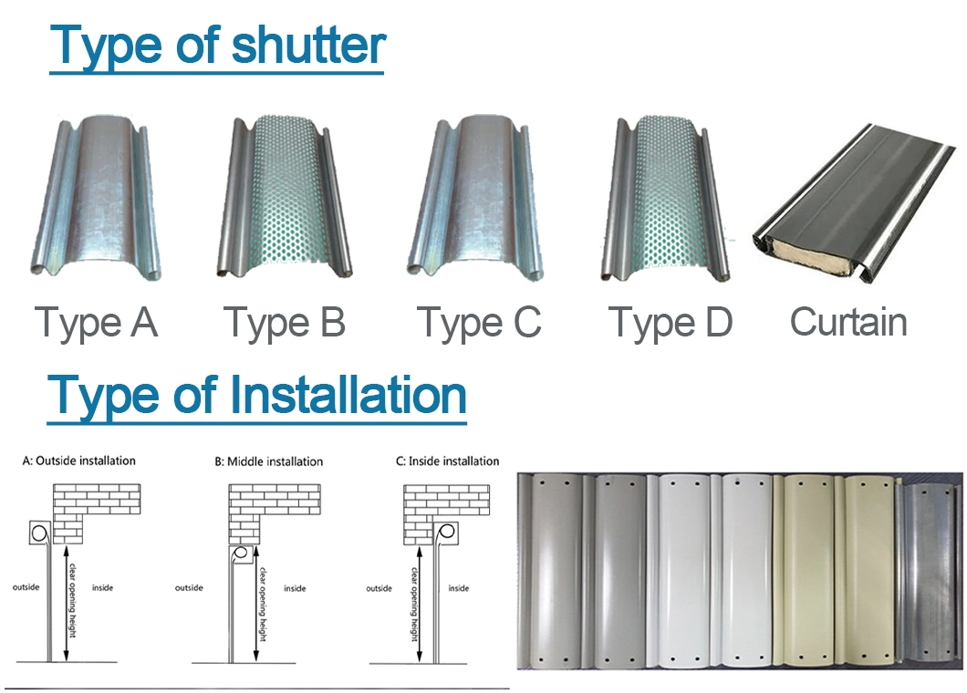 Hot Selling Good Quality Roller Shutter Thermal Insulation Doors Galss Garage Door