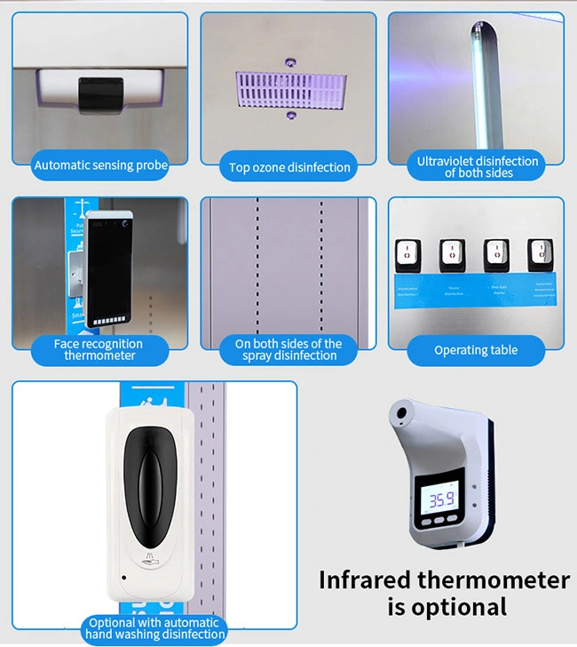 Professional Supplier Intelligent Automatic Tunnel Disinfection Door Cabinet Doors