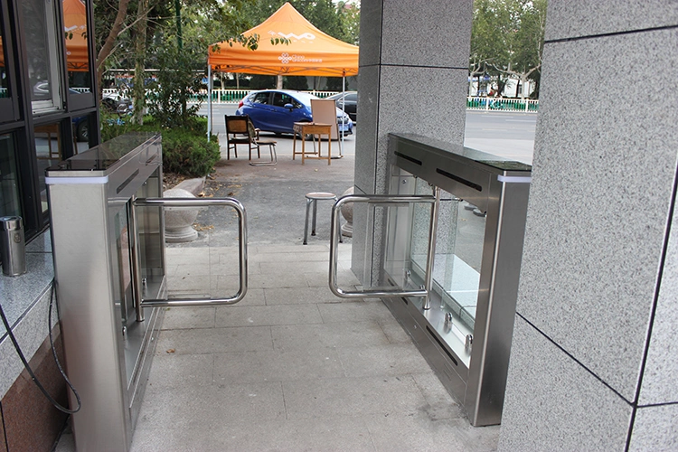 Automatic Security One Line Swing Gate Turnstile Door Bidirection Turnstyle Gate