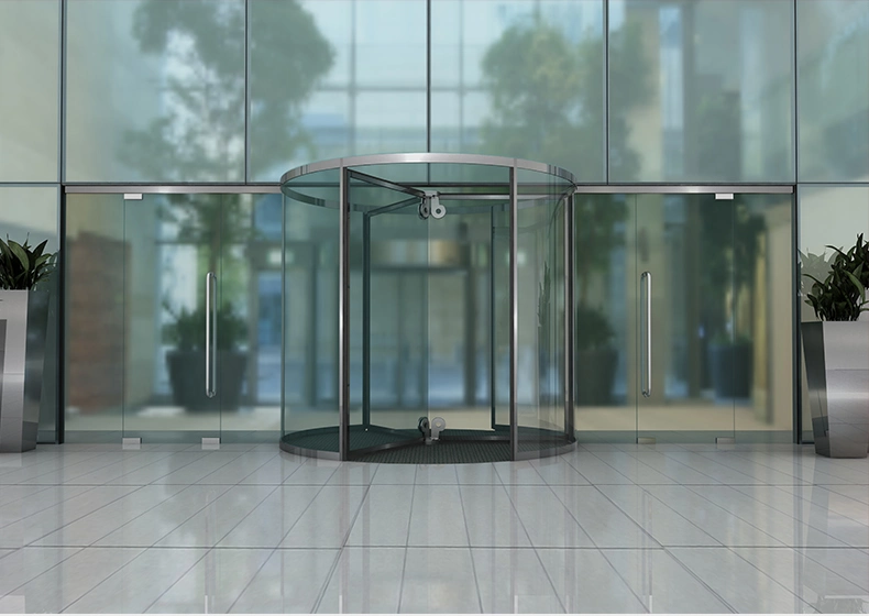 All-Glass Revolving Door Full Glass Door Automatic Revolving Door