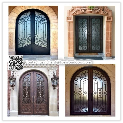 Residential Iron Security Doors Wrought Iron Entry Doors