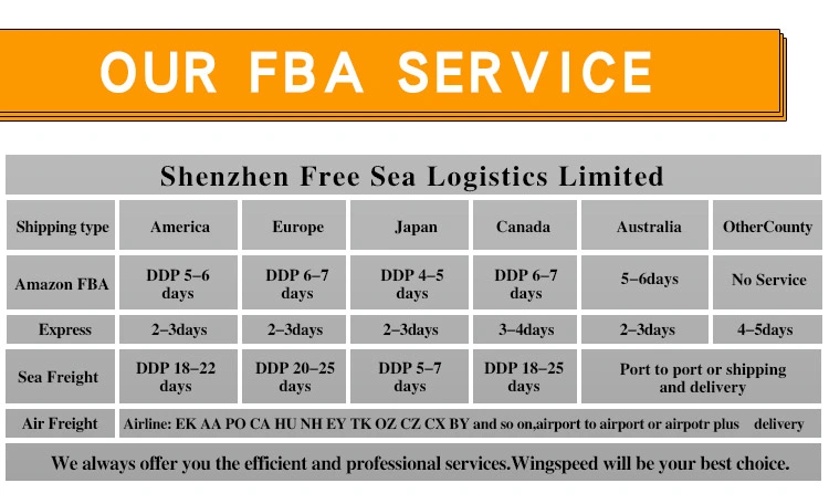 Sea Freight Forwarder China to USA United States Canada Amazon Fba Door to Door Logistics Company