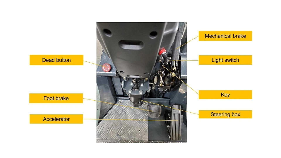 2020 New Style 2 Ton Electric Forklifts with New Drive and Control System