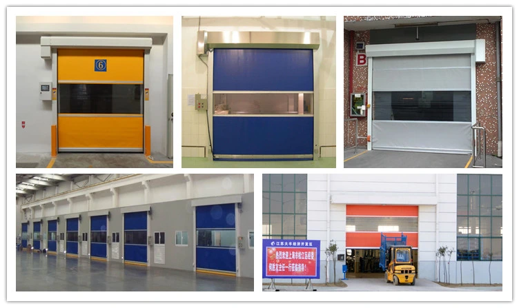 Industrial Automatic Overhead Canvas High Speed Fast Action Rolling Doors for Warehouse