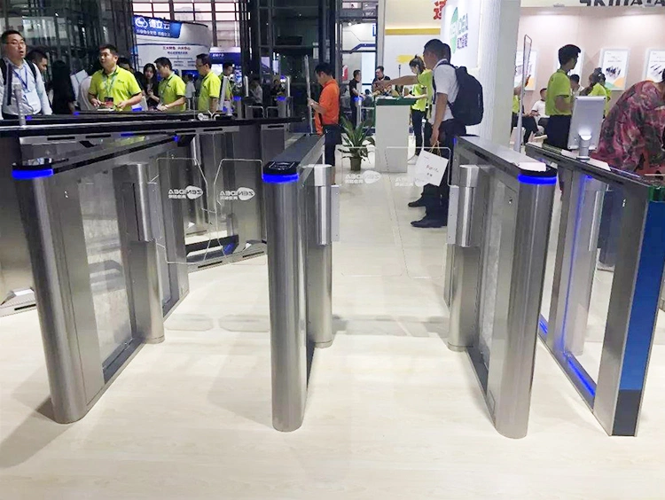 Subway Entrance Automatic Turnstiles Pedestrian Swing Barrier Gate Fingerprint Door