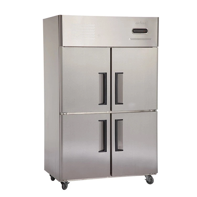 Best Selling Commercial Refrigeration Equipment, 4 Doors Kitchen Cooler, Commercial Freezer