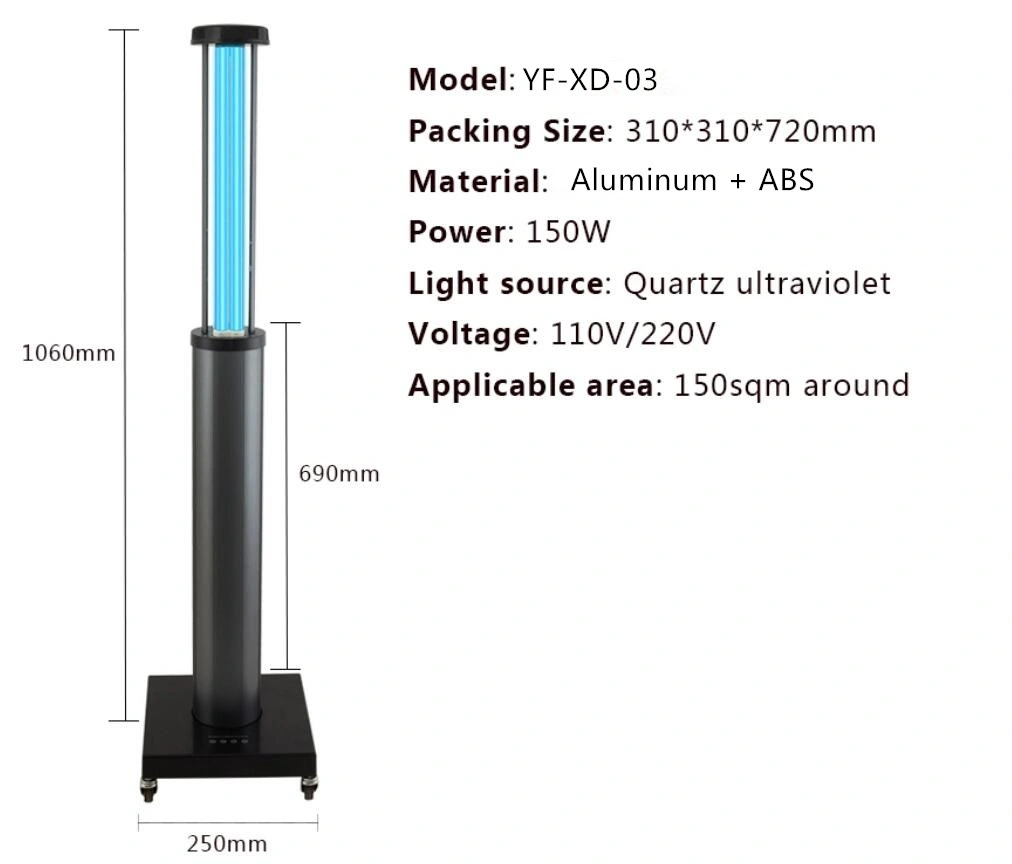 Intelligent Lifting Radar Safety Detection Hospital Home Use School Use Office Use UV Lamp