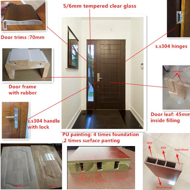 Fire Wood Door Hotel Fire Rated Door Steel Fire Door Hospital Door Fire Door