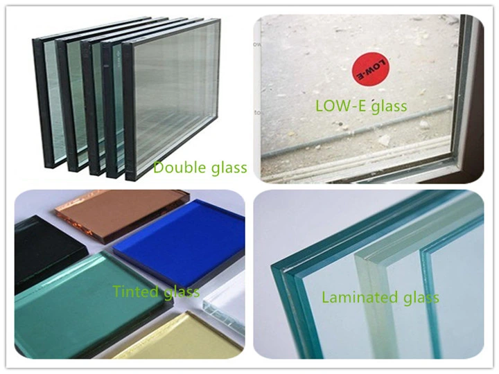 Factory Wholesale Commercial System Aluminium Sliding Balcony Doors Two Tracks Sliding Door