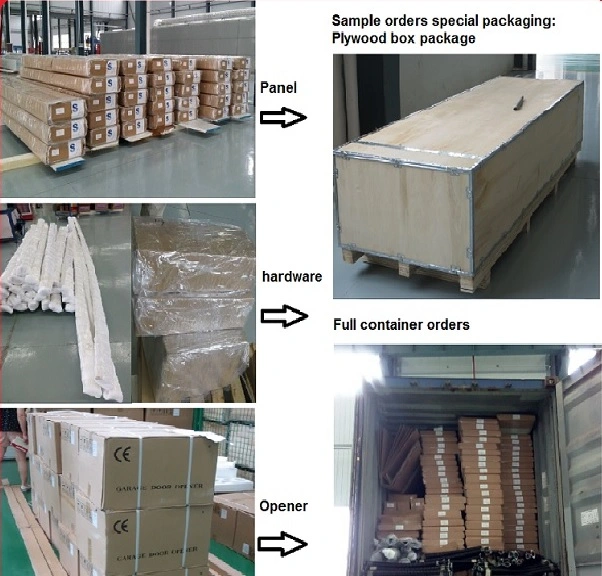 Automatic Steel Garage Door with Door Operator