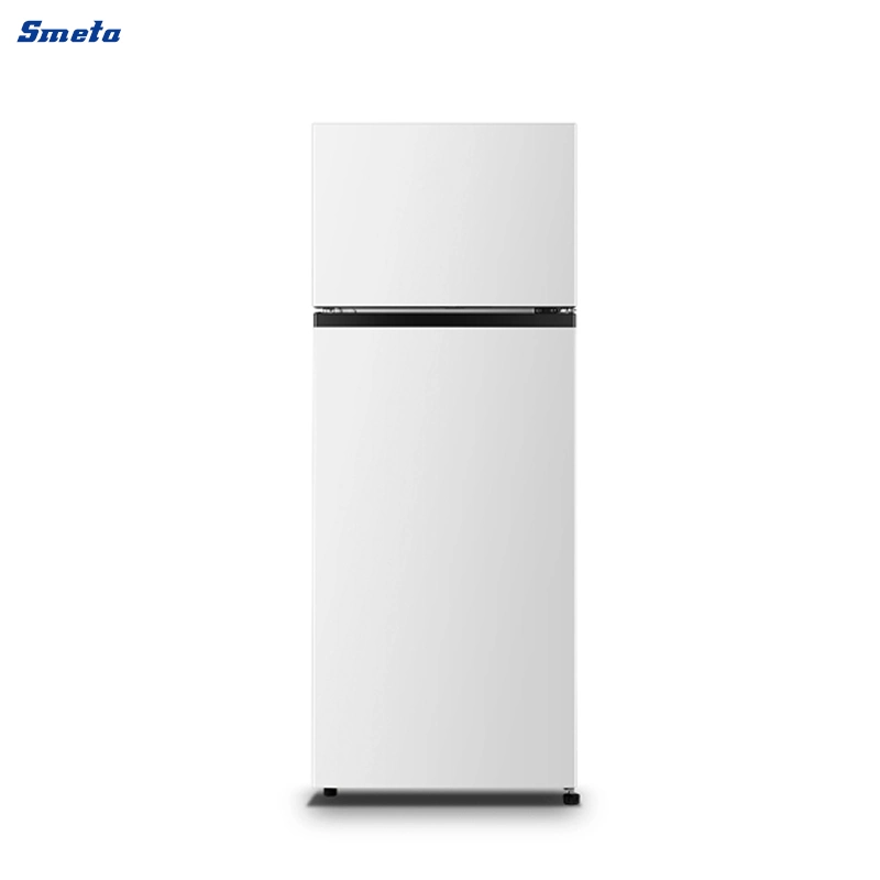 Smeta Low Price Automatic Household Home Two Door Refrigerator with Freezer