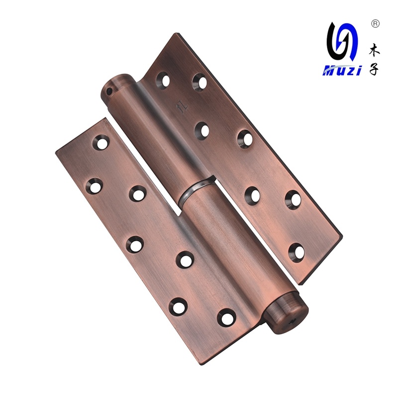 Red Bronze Hydraulic Buffer Door Closer Automatic Closing Door Hinges for Home Door