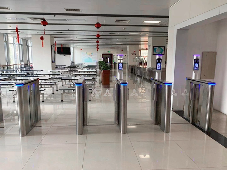 Subway Entrance Automatic Turnstiles Pedestrian Swing Barrier Gate Fingerprint Door