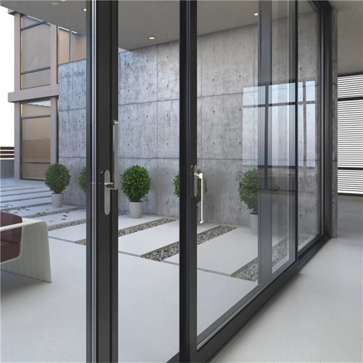 Aluminum Multi Sliding Door Patio Door Tempered Glass Sliding Door As2047