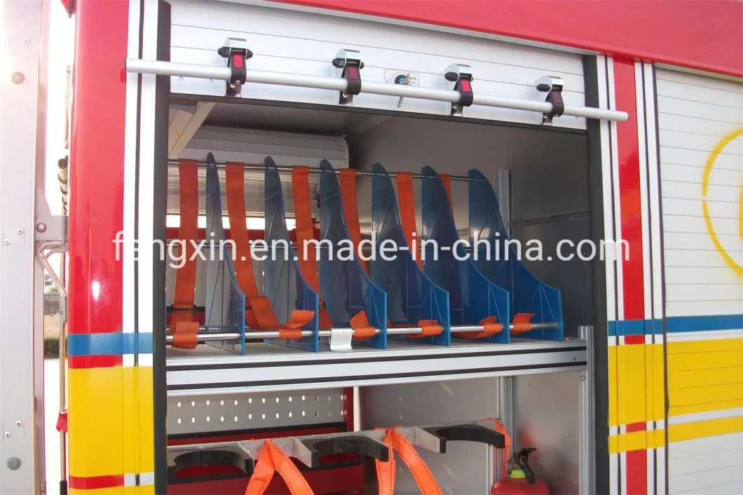 Aluminum Rolling Door Automatic Sliding Flat Entrance Door for Fire Emergency Trucks